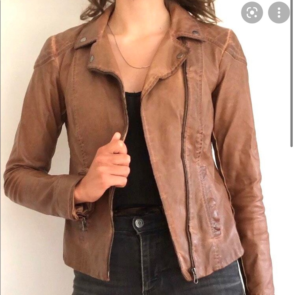 Anthropologie Vegan Leather Jacket